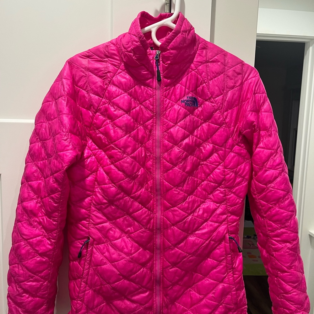 The North Face Fuchsia Quilted Jacket